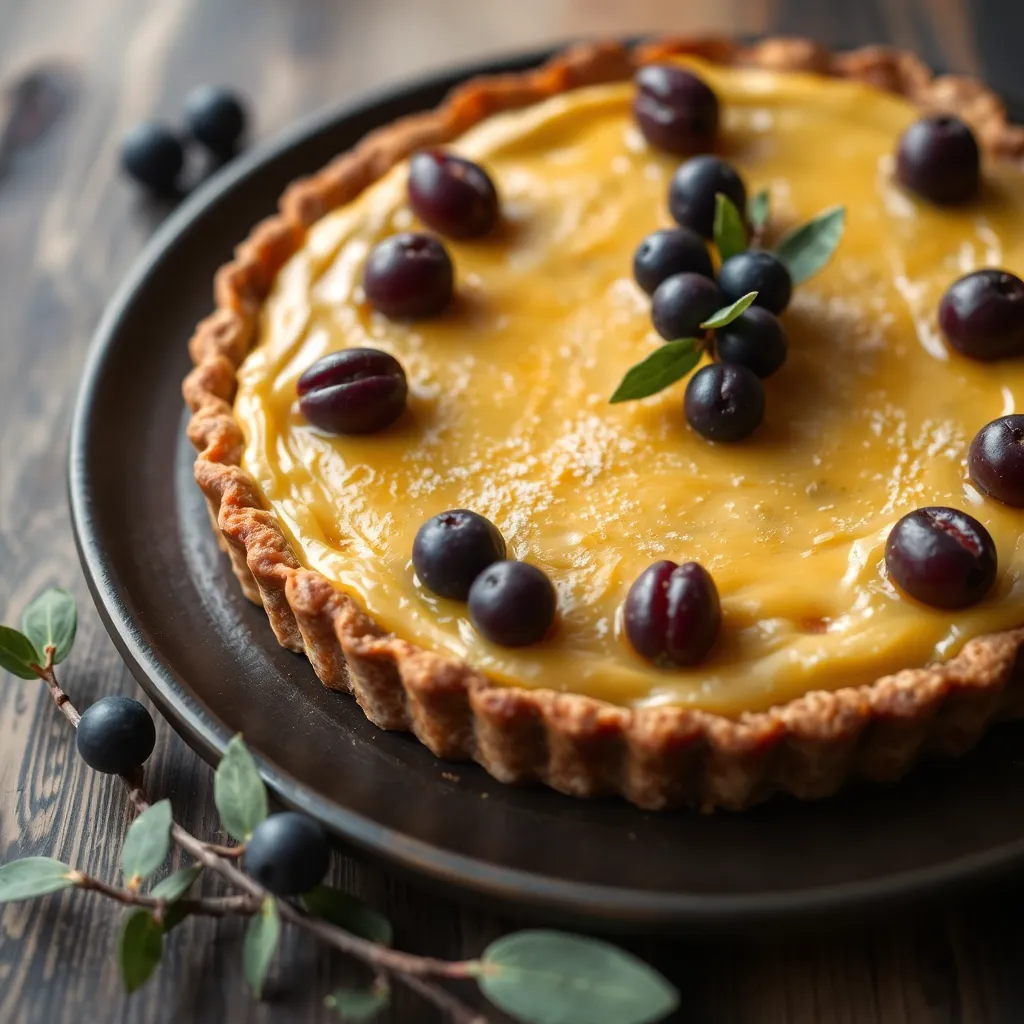 Tarte aux baies de sureau